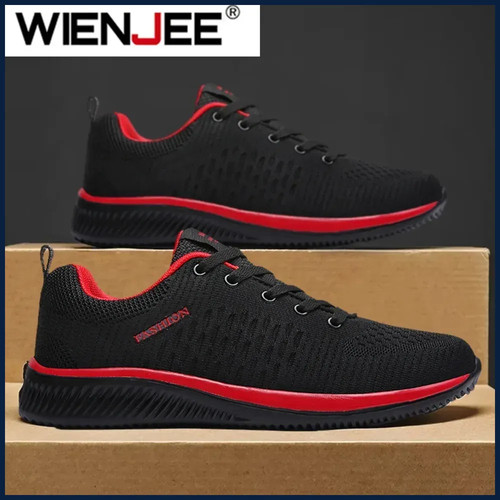 Men running walking knit shoe - men,