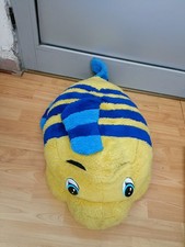 Peluche Walt Disney World Disneyland Flounder La Sirenetta Gigante 80 Cm