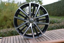 1 cerchio in lega cerchio VW Golf 5 6 Plus Jetta 17 x 7 ET54 nero onice 5K0071497 NUOVO