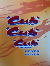 Honda ez90 cub decal - ez90, sticker
