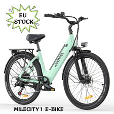 250W 7 Velocità Bici Elettrica 36V 13AH 26 Pollici ECity Bike HillMiles Milecity