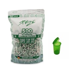 Filtro ai carboni attivi 500 PURIZE Super Slim Size 5mm e contenitore da giorno