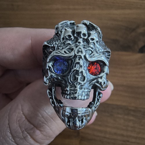 Anello teschio grande - , in