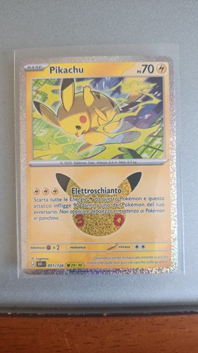 Pikachu anniversario - -, 30°