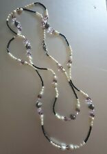 Collana Lunga Con Perline