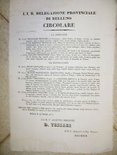 M7-LOMB.VENETO-BELLUNO MANIFESTO POLIZIA  1850