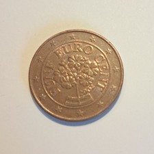 5 centesimi Austria 2002  - monete euro, circolata