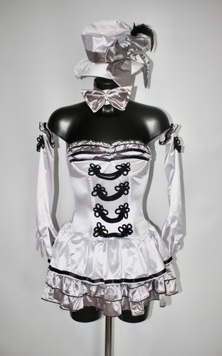 Costume vestito sexy bianco