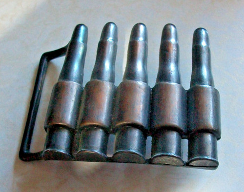 Fibbia per cintura proiettile