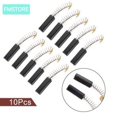 10 Spazzole carboncini 6x6x20 mm Universali Trapano Smerigliatrice 499#