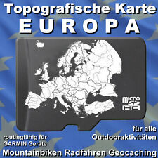 EUROPA Topo Mappa ALTITUDINI
