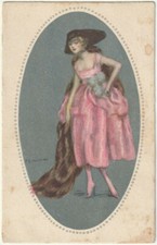 ILLUSTRATORE ZANDRINO - DONNA - ART DECO -42349-