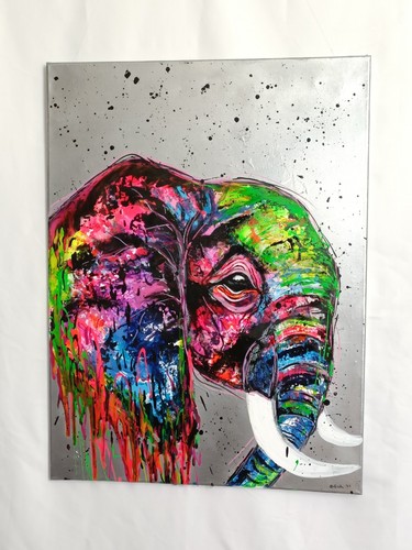 Quadro astratto dipinto - astratto,