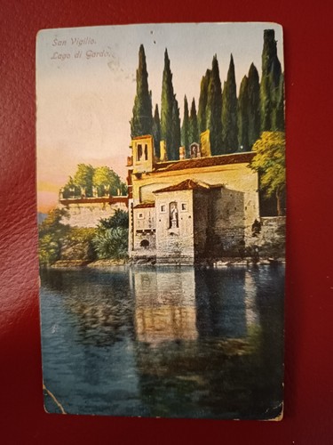 Cartolina lago garda - garda, san
