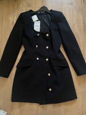 abito zara nero stile blazer