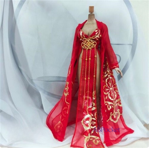 1set vestito antico rosso - 1set,
