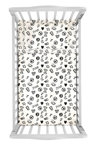 Set lenzuola culla juventus - set,