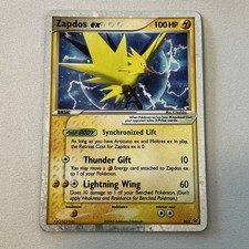 Pokémon TCG Zapdos EX Holo