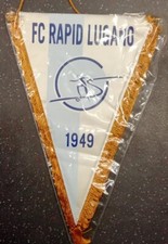 FC RAPID LUGANO 1949 PENNANT CALCIO GAGLIARDETTO