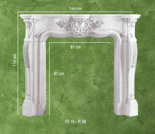 Cornice rivestimento caminetto - cornice,