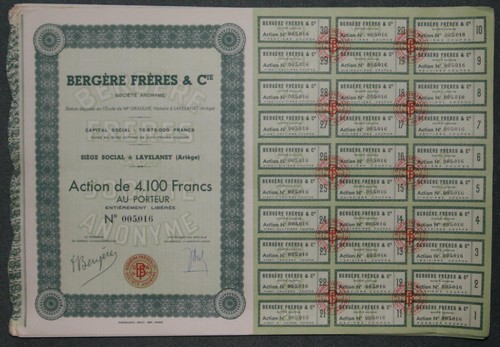 Lotto bergere freres - bergere, &