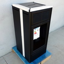 Stufa a Pellet Edilkamin Nara2 Up Ceramica Bianco Opaco