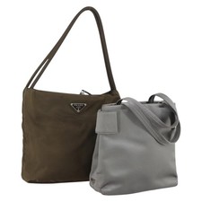 PRADA Hand Bag Nylon 2 Set