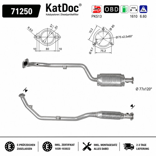 Catalizzatore mercedes slk - mercedes,