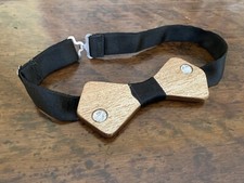Papillon in legno fatto a mano con brillanti