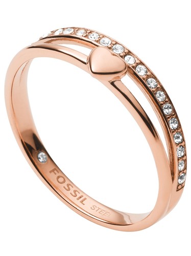 Anello donna fossil cuore - donna,