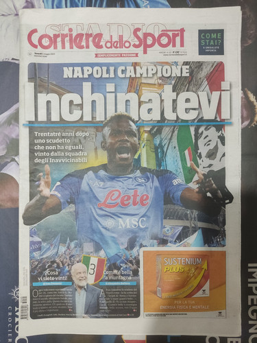 Giornali napoli scudetto - giornali,