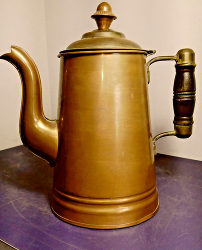 Antica caffettiera collo - antica, a