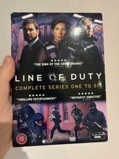 Line of Duty Series 1-6 Complete DVD Set bbc tv lovely condition