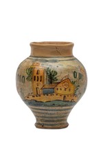 Antique 700s Polychrome Tile
