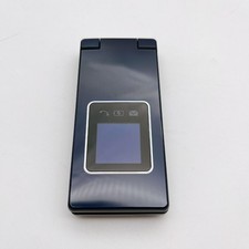 SHARP Softbank Easy Mobile 9 505Sh Navy telefono giapponese con sportelli Garake Keitai