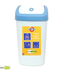PATTUMIERA BIDONE SECCHIO 25 LT. CON COPERCHIO BASCULANTE GIOSTYLE 32X28X57h