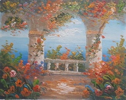 Quadro dipinto mano - mano, olio