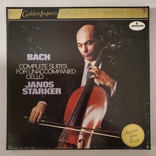BACH COMPLETE CELLO SUITES(3xLP)~JANOS STARKER~MINT