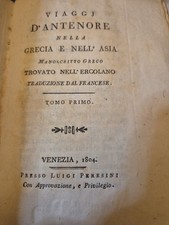 1804 VIAGGI D'ANTENORE NELLA