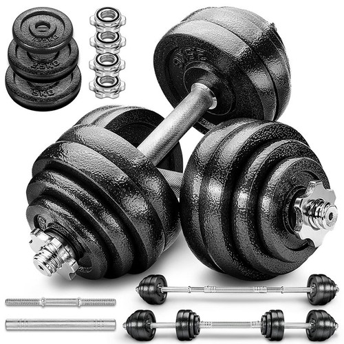 Set manubri ghisa con - set,