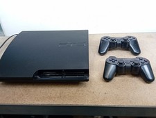 Sony 160GB PlayStation 3 Slim Console - Nera completa di cavi e 2 joypad