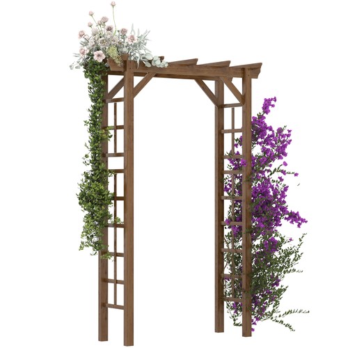 Natural wooden backyard - ft,