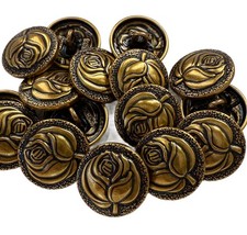 10PZ Bottoni in metallo