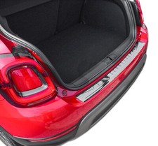 Protezione Paraurti Per Fiat 500X 2015 - 2024 In Acciaio Inox Cromato