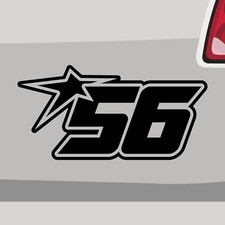 Adesivo numero di partenza 56
