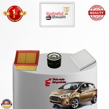 KIT TAGLIANDO 3 FILTRI FORD B-MAX 1.0 ECOBOOST 74KW 100CV DAL  2013 ->