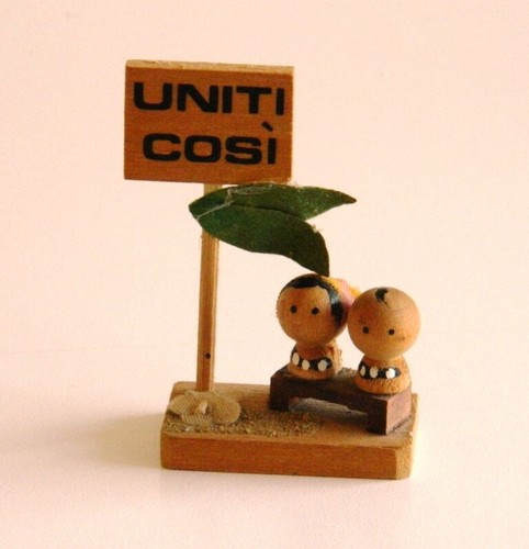 Pupazzetti legno anni - -,