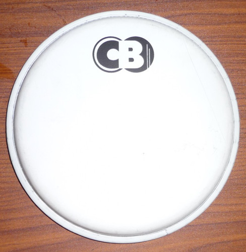 Testa batteria tom bianca - batteria,