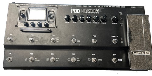 Line pod hd500x - 6, pedale