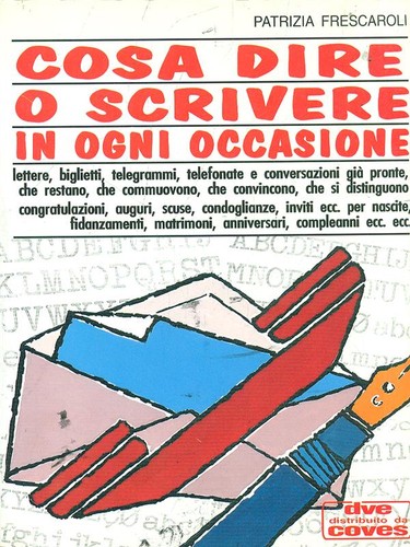 Cosa dire scrivere - scrivere, in